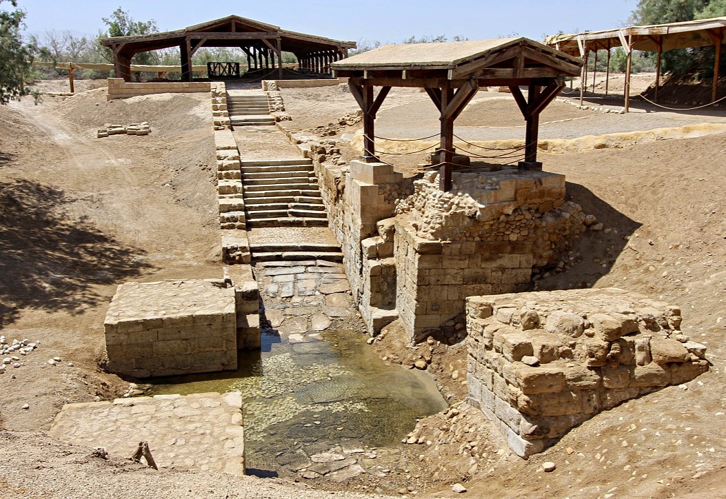 Jesus Christ's Baptism at Bethabara Beyond Jordan - Bible Holy Lands in ...